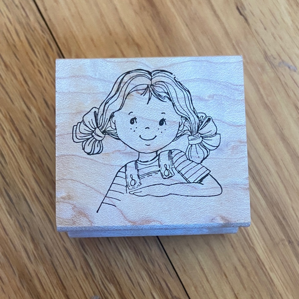 Art Impressions Crafting Stamp Girl